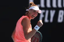 Imagem ilustrativa da imagem Com facilidade, Bia Haddad avança à terceira fase do Australian Open