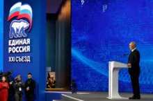 Imagem ilustrativa da imagem Em 1º discurso, Putin promete fazer da Rússia uma 'potência soberana'