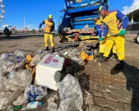 Imagem ilustrativa da imagem Limpurb recolhe mais de 370 toneladas de resíduos no Réveillon
