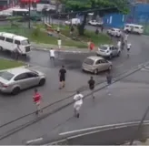 Imagem ilustrativa da imagem Torcida única não impede confusão nas ruas em dia de Ba-Vi; vídeo