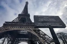 Imagem ilustrativa da imagem Torre Eiffel é fechada por greve de funcionários