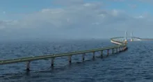 Imagem ilustrativa da imagem VÍDEO: Sondagem para construção da ponte Salvador-Itaparica é iniciada