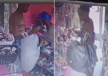 Imagem ilustrativa da imagem Vídeo: câmeras flagram mulher furtando loja no Centro de Salvador