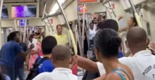 Imagem ilustrativa da imagem Vídeo: mulher sofre intolerância religiosa dentro do metrô