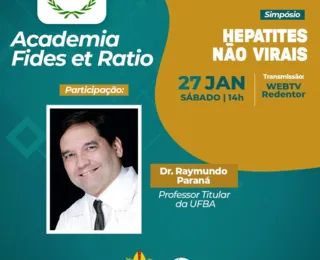 Médico baiano apresenta simpósio sobre hepatites não virais