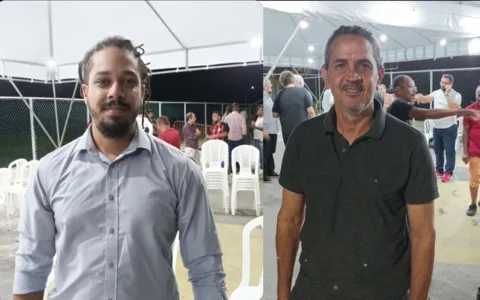 Diego de Assis e Pedro Neto, membros do  conselho deliberativo do Vitória