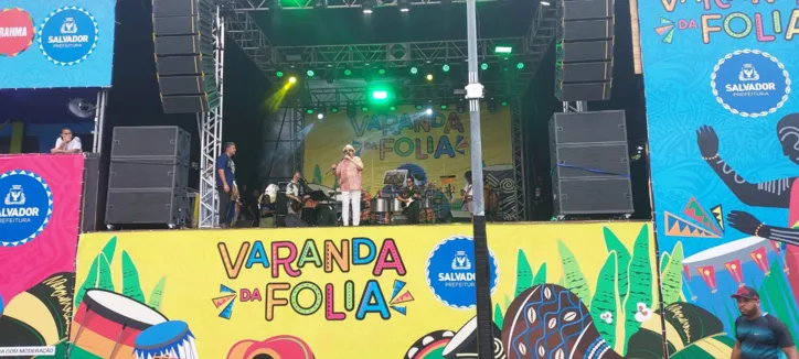 Cantor se apresentou em palco no Campo Grande