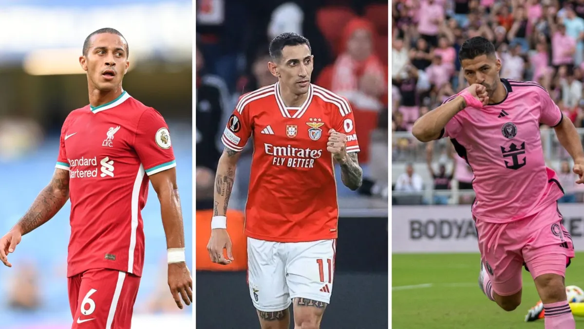 Thiago, Dí Maria e Suárez estão no radar dos brasileiros