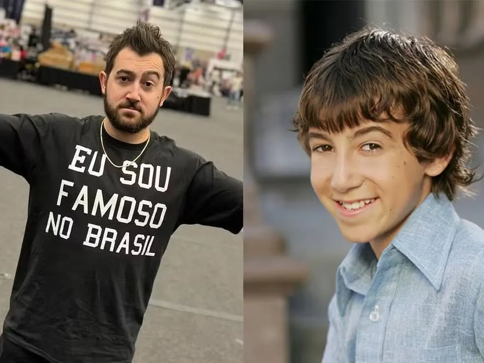Ator publicou uma foto usando uma camiseta que tinha escrito: “Eu sou famoso no Brasil”