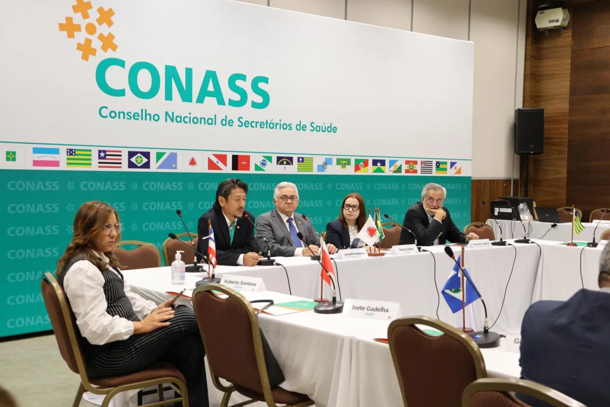 Roberta Santana está em Brasília para articulação com o Conselho Nacional de Secretários de Saúde (Conass)