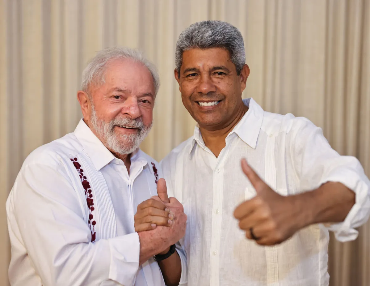 Presidente Lula e o governador Jerônimo Rodrigues