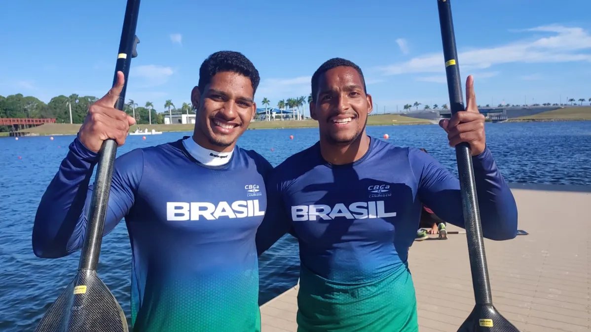 Brasileiros garantem cota olímpica para o Brasil na canoagem.