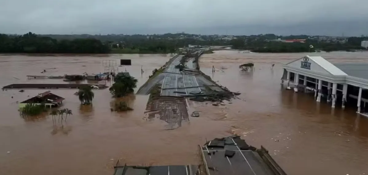 A Defesa Civil do estado do Rio Grande do Sul emitiu um alerta para chuvas e ventos fortes