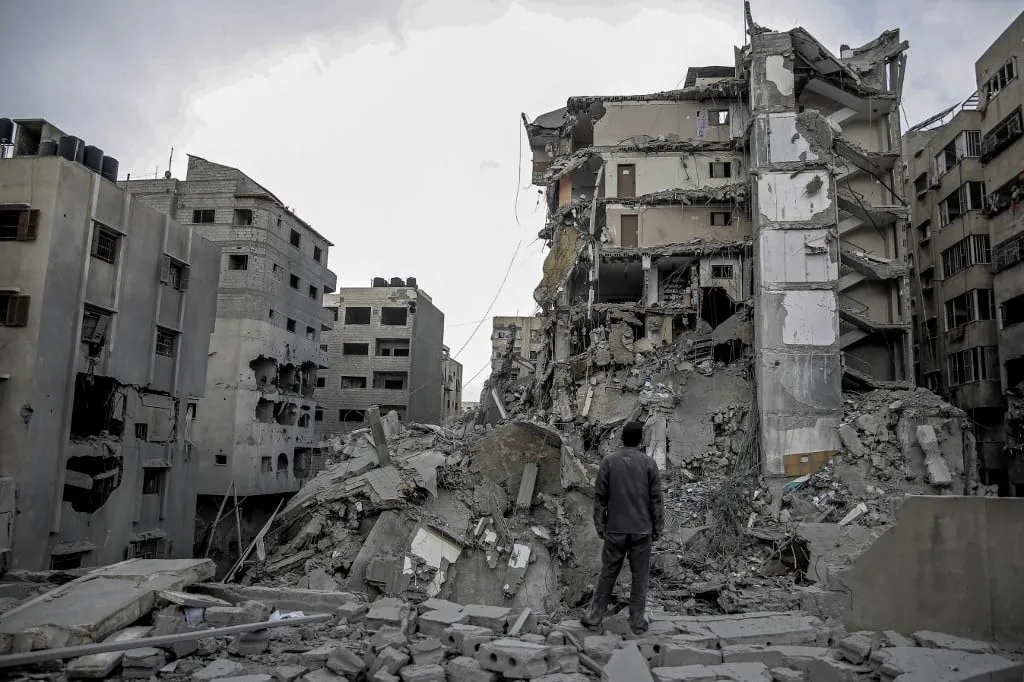Destruição em Gaza