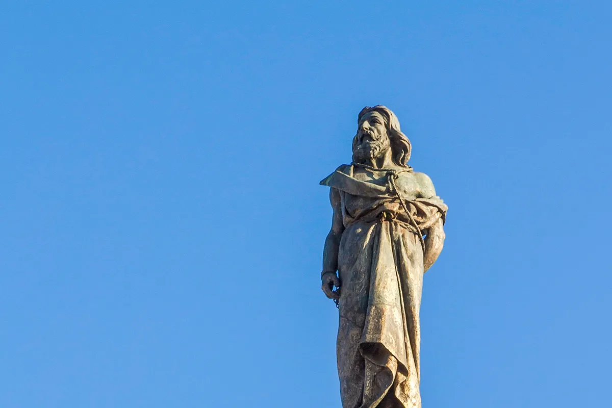Estátua de Tiradentes em Ouro Preto.
