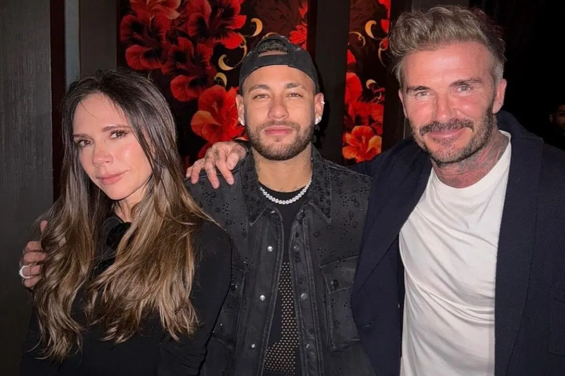 Victoria Beckham, Neymar e David Beckham