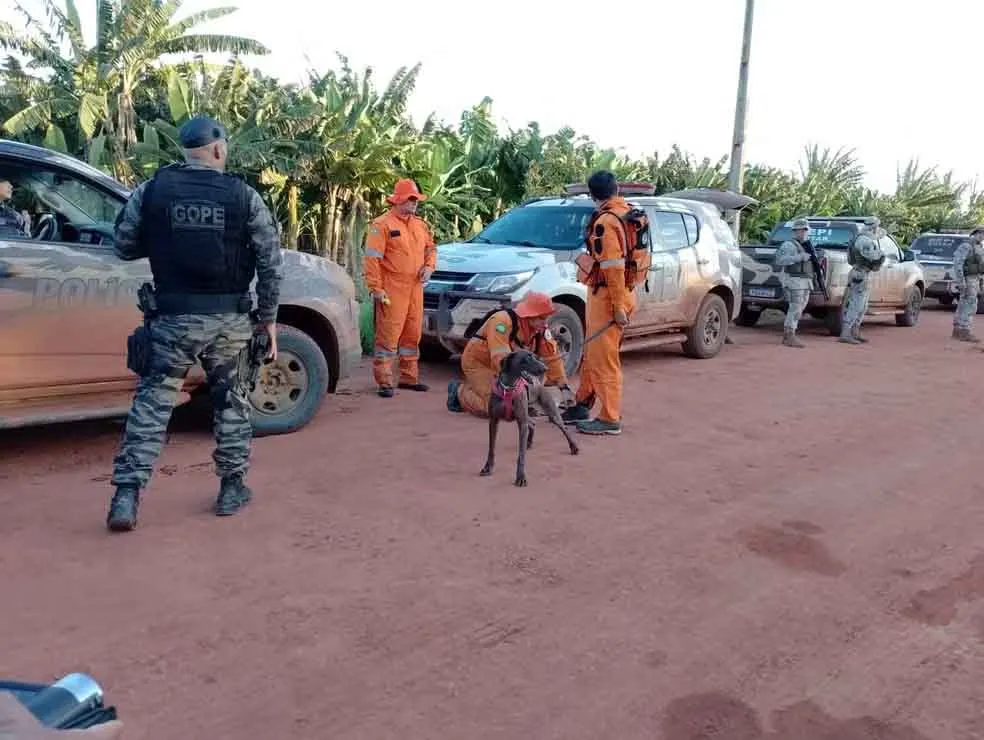 A força-tarefa fez um novo cerco em uma fazenda na cidade de Baraúna