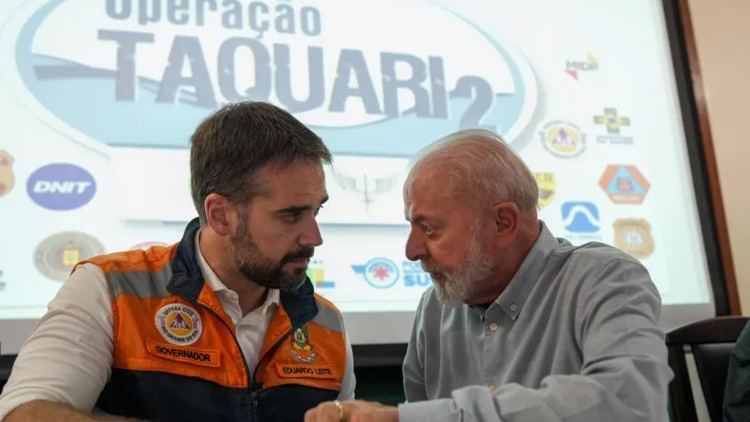 Eduardo Leite destacou empenho do presidente Lula na assistência às vítimas das chuvas no Rio Grnde do Sul