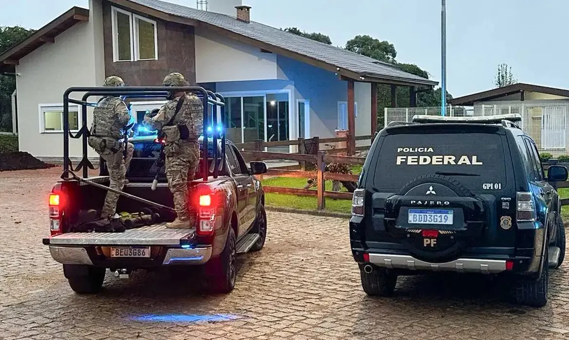 Ação conta com apoio da Polícia Militar de Santa Catarina