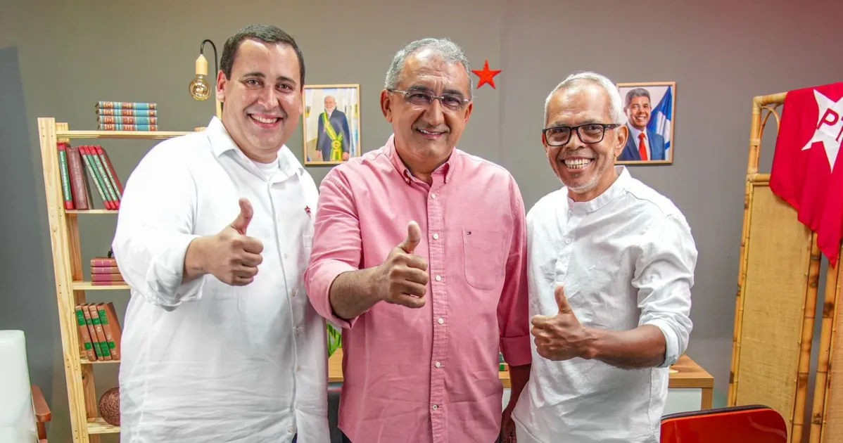 Éden Valadares, Isaac Carvalho e Luíz Félix estiveram reunidos para debater alianças visando as eleições municipais