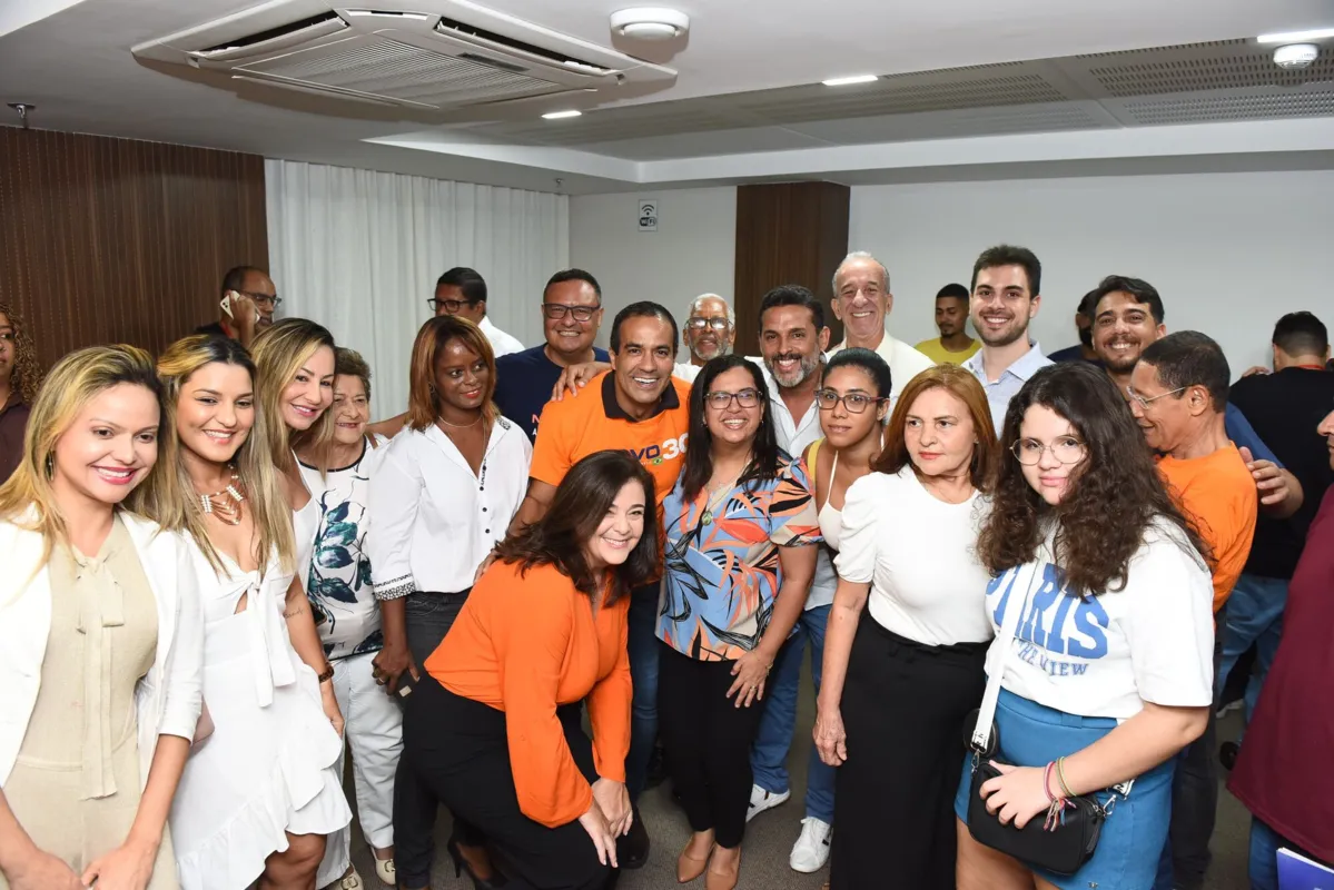Evento do partido Novo contou com a presença do prefeito Bruno Reis e a vice Ana Paula Matos