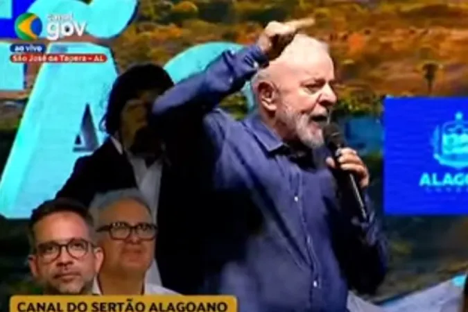 Lula durante evento em Alagoas