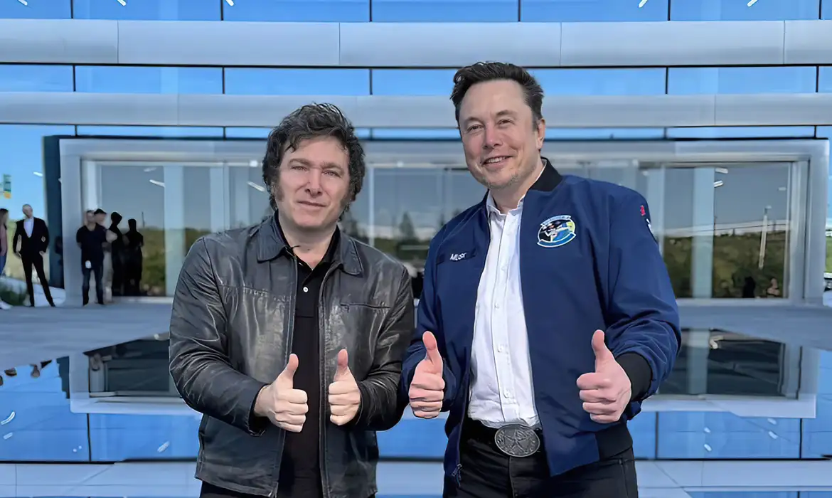 Encontro entre Elon Musk e Javier Milei acontece na cidade de Austin