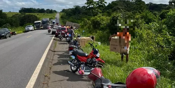 Polícia Civil do Pará investiga saque de cargas após acidente