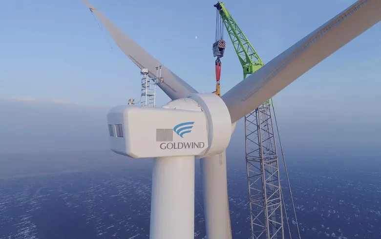 Turbina eólica de geração eólica da Goldwind
