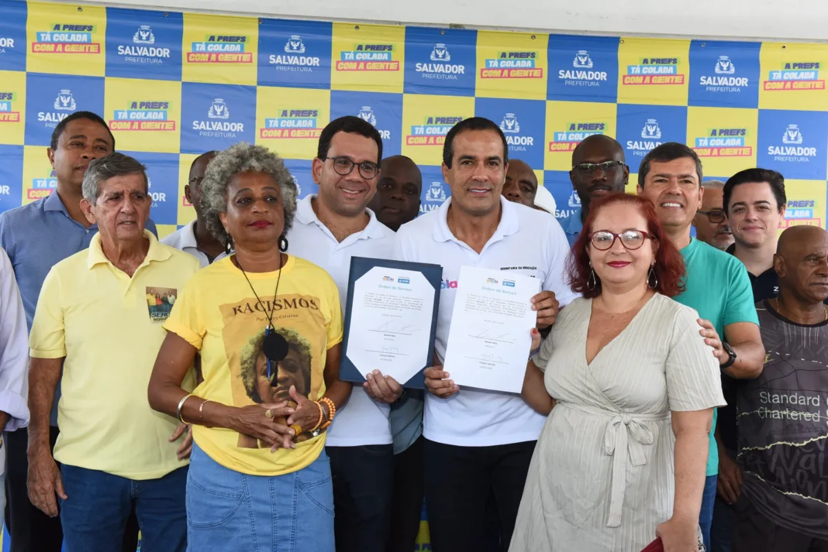 Ordem de serviço foi assinada pelo prefeito Bruno Reis
