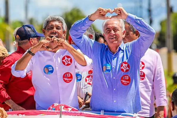 O governador Jerônimo Rodrigues e o senador Otto Alencar em 2022
