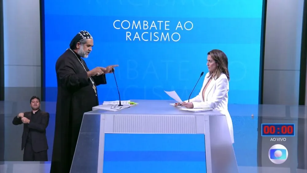 Debate da Globo virou meme na internet no momento do encontro entre Kelmon e Soraya
