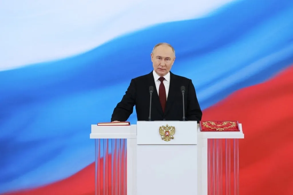 Putin tomou posse em cerimônia realizada nesta terça-feira