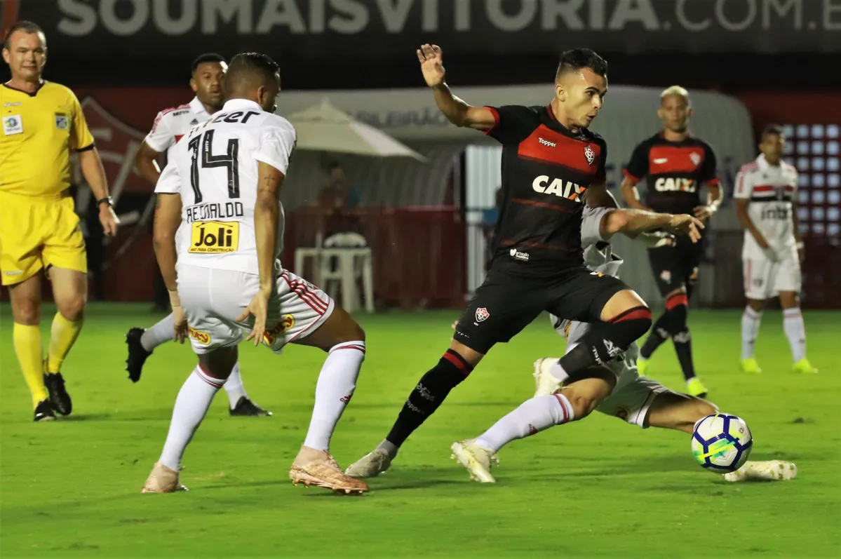 Ultimo confronto entre Vitória e São Paulo no Barradão  foi no Brasileirão de 2016