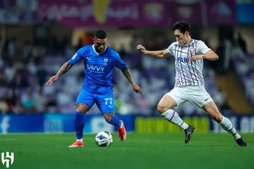 Brasileiro Malcon jogando pelo Al Hilal