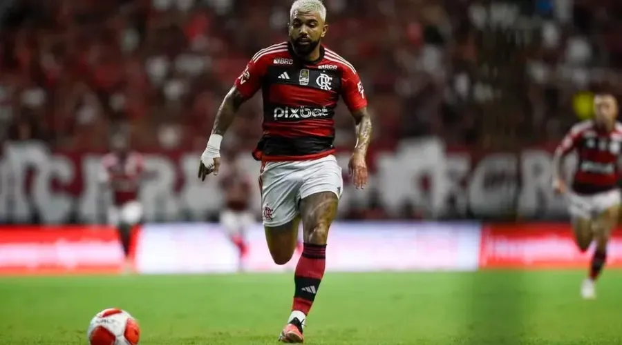 Gabigol em ação pelo Flamengo