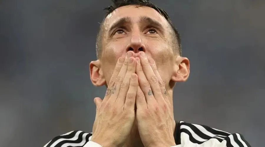 Di Maria, campeão do mundo com a Argentina