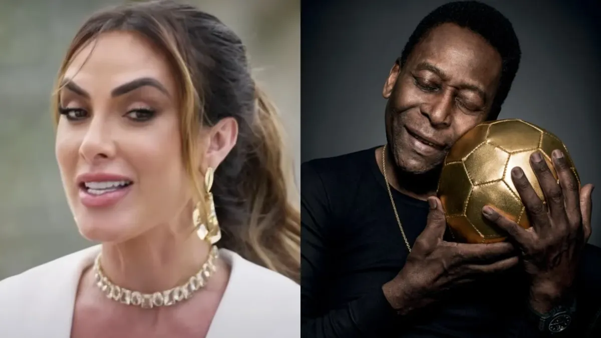 Imagem ilustrativa da imagem Após 1 ano e meio, Nicole Bahls descobre morte de Pelé: "Tadinho"