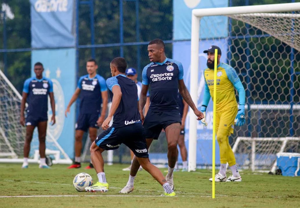 Treino do Bahia nesta quarta-feira