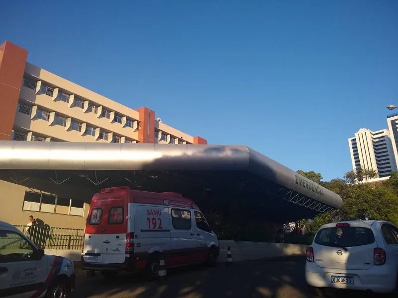 Sobrevivente foi socorrido para o Hospital Geral do Estado