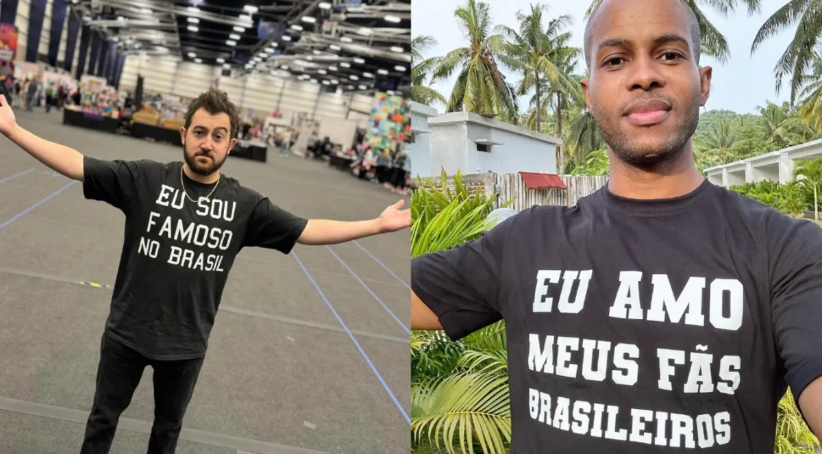 No último domingo, 31, o intérprete de Greg fez uma publicação em referência aos fãs brasileiros