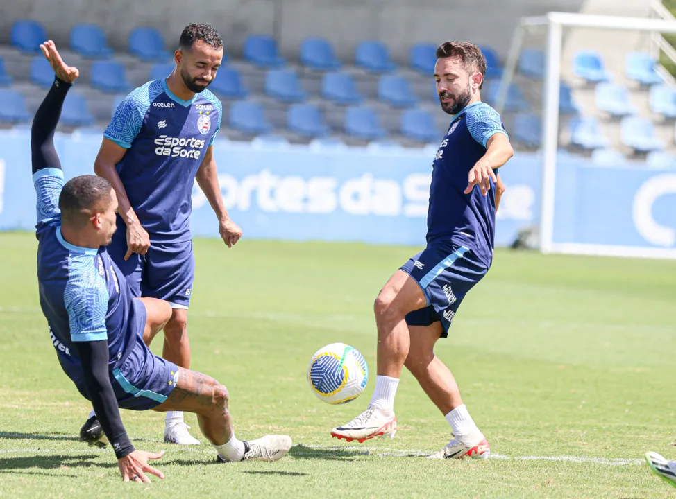 Treino do Bahia na manhã deste sábado, 20