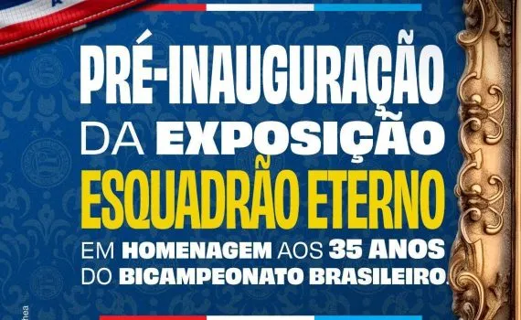 Evento será realizado no museu do Bahia, na Arena Fonte Nova