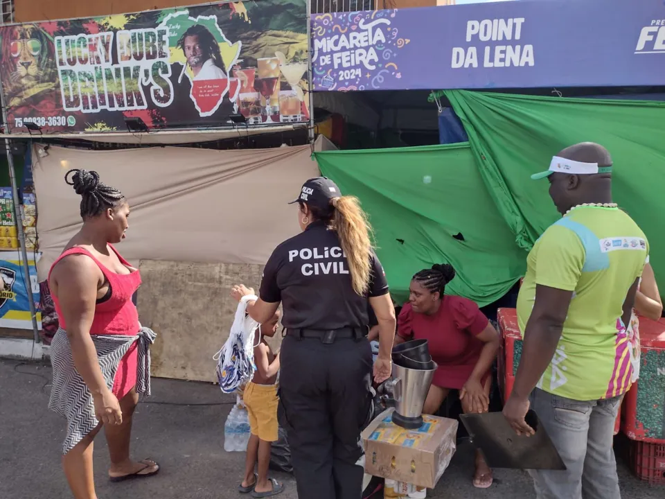 As crianças foram encaminhadas para o posto da Secretaria de Justiça