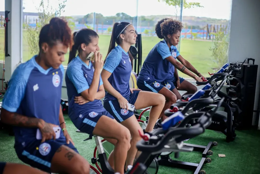 Elenco feminino do Bahia segue trabalhando no CT Evaristo de Macedo