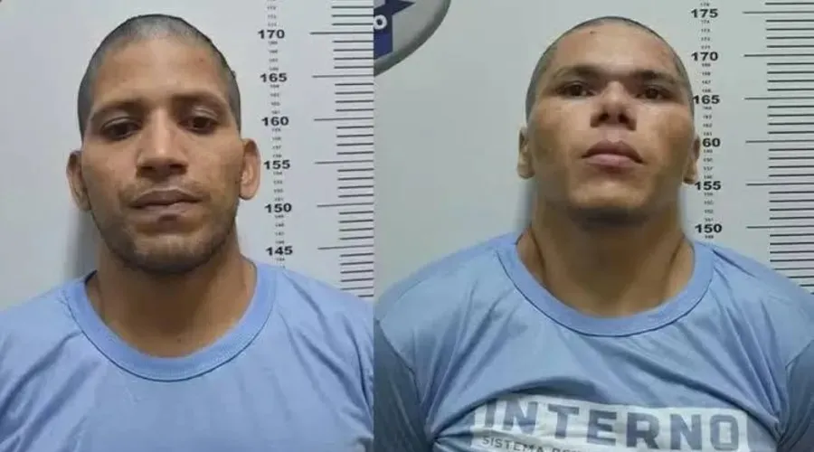 A dupla de foragidos está sendo procurada pela polícia há um mês