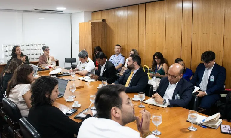 Reunião realizada nesta sexta-feira, 8, em Brasília