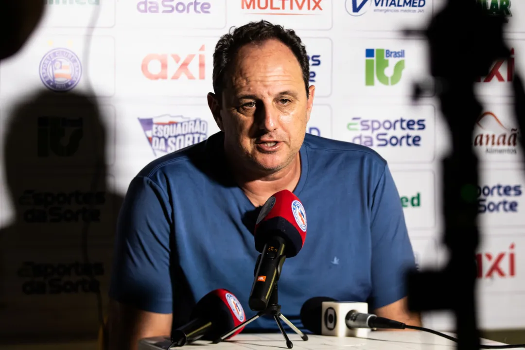 Rogério Ceni em coletiva após vencer a Juazeirense