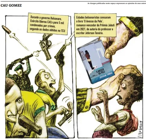 Imagem ilustrativa da imagem Charge do dia 10/03/2024