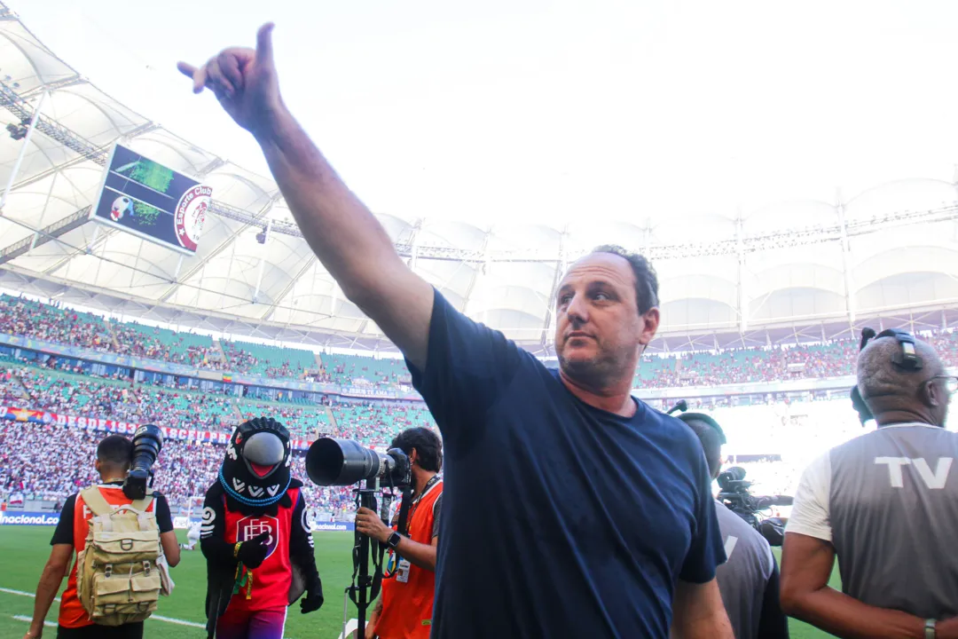 Rogério Ceni agradece apoio do torcida do Bahia